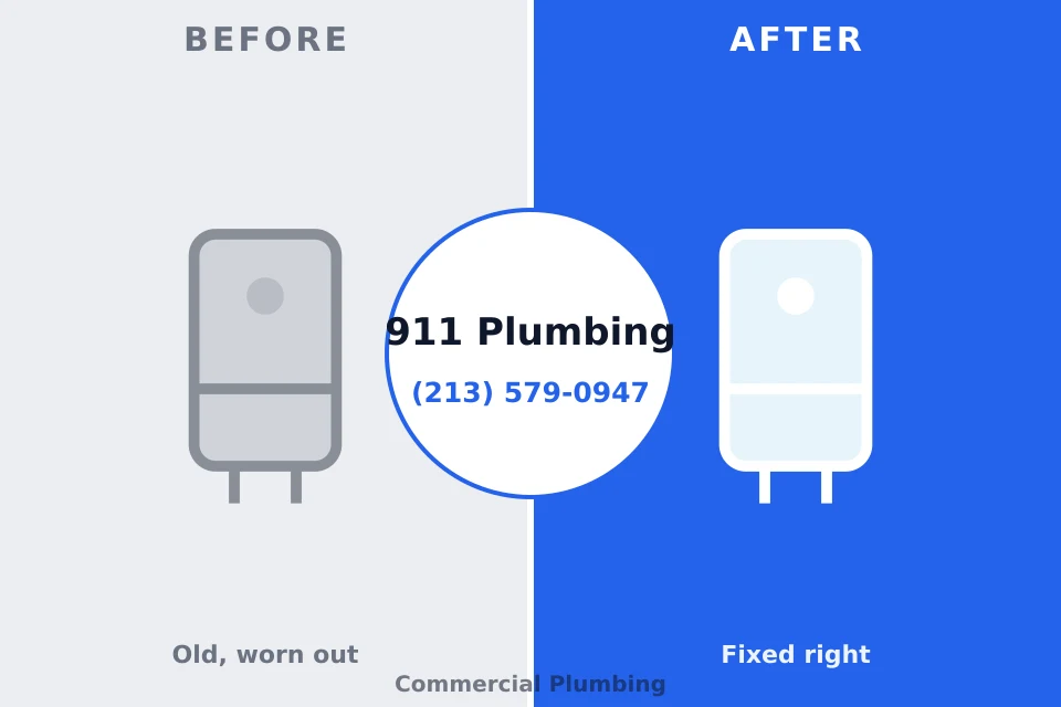 Before and after: plumbing company Lake Crystal, MN